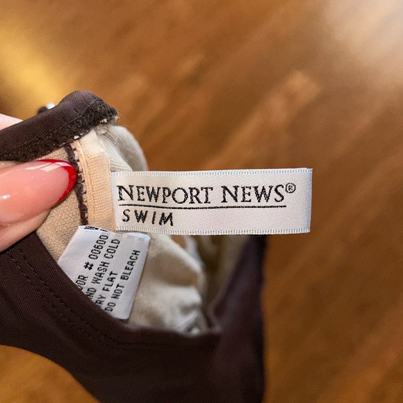 Chocolate Brown tummy control one piece swimsuit! - Picture 3 of 4